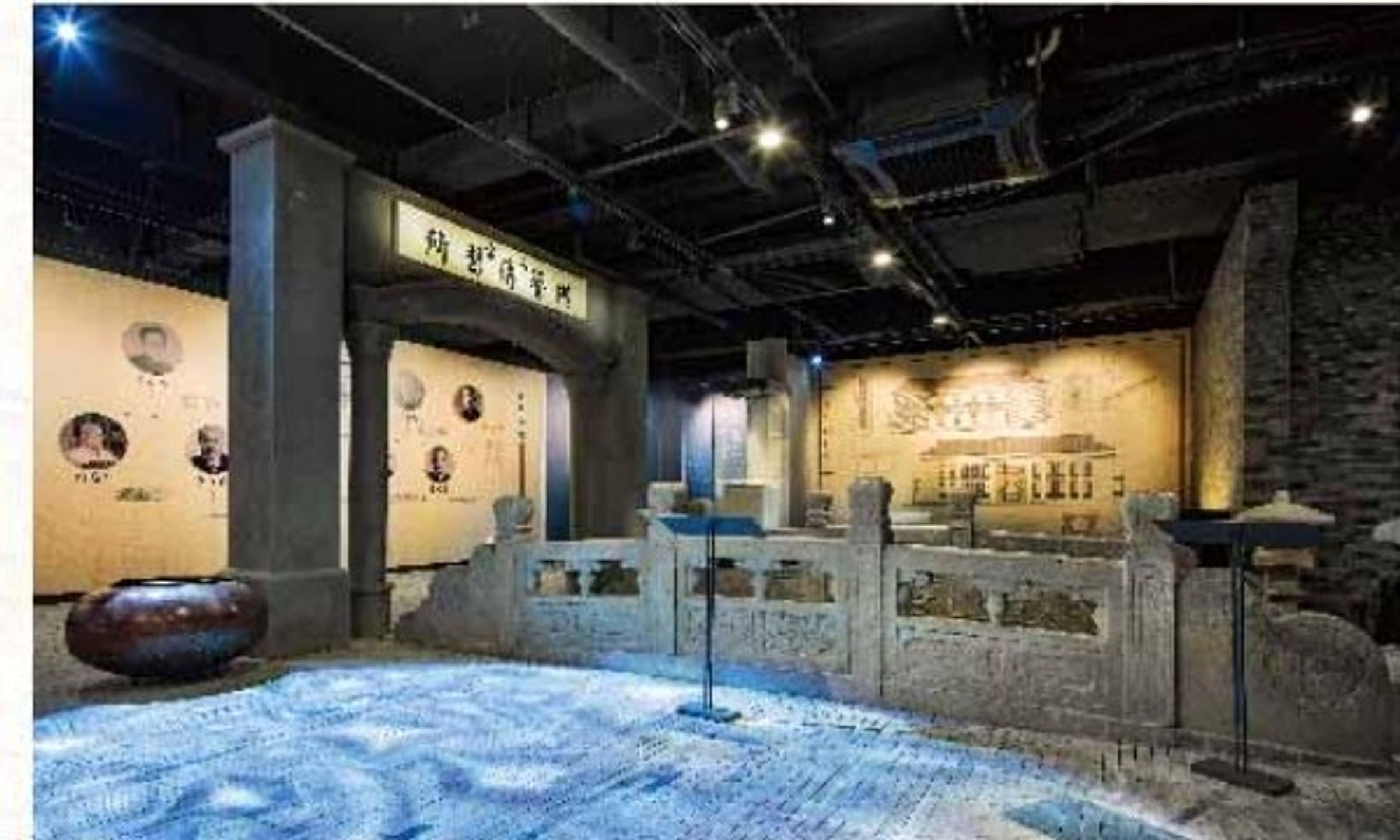 Recreated Feihong Bridge exhibition scene